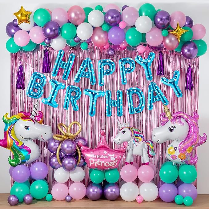 CANREVEL Happy Birthday Banner 13pcs 16 Inch Mylar Foil Letters Balloons - Image 6