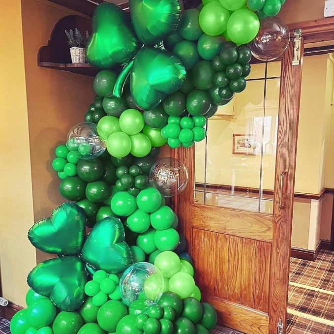 Green Balloon Garland Arch Kit, Kelfara Latex Balloons 109pcs Different Sizes - Image 6