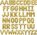 52 Pcs Gold Letter Balloons 16 Inch Mylar Foil Alphabet Letters 2 Sets A- Z by Togvu