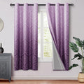 DWCN 100% Blackout Curtains for Bedroom 63 Inch Long by DWCN