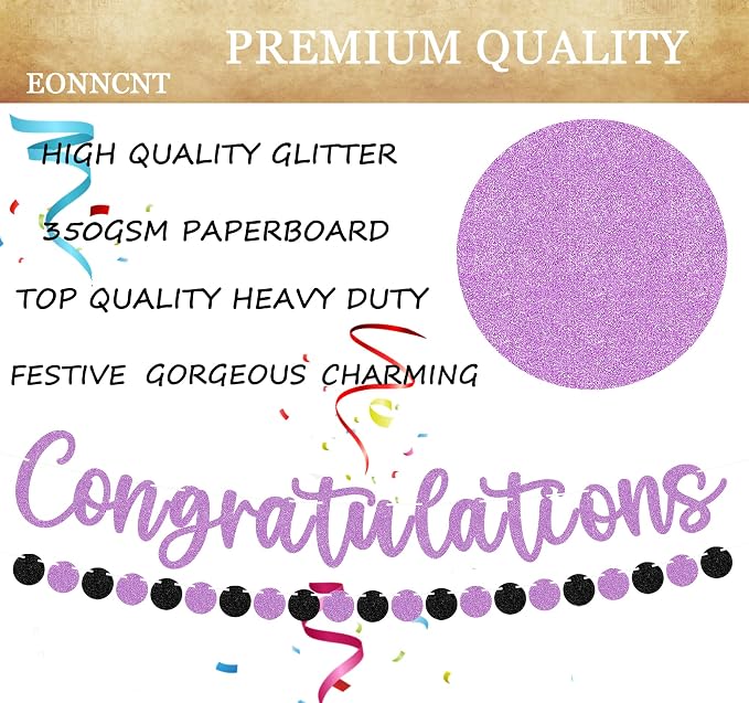 Pre-strung Congratulations Banner - Image 7