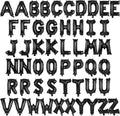 52 Pcs Black Letter Balloons, 16 Inch Foil Alphabet Letter Balloons, Letter A-Z by YOTHORN