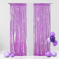 Eternal Beauty Lavender Sequin Backdrop Curtains, 2 Panels 2x8FT | 3mm Sparkle by EternalBeauty