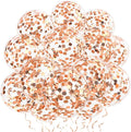 Rose Gold Confetti Balloons by VHUWE