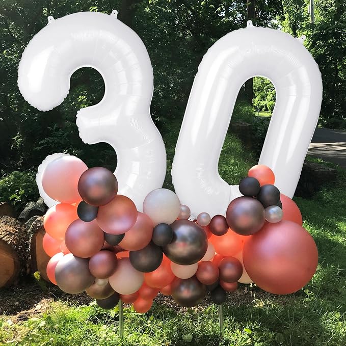 30 Number Balloons Large Foil Number Balloon Big 40 Inch - Image 5