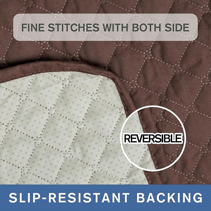 XINEAGE Water Resistant Recliner Cover, Nonslip Recliner Chair Covers - Image 4