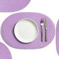 AHHFSMEI Placemats Set of 6 for Dining Table Washable Woven Non-Slip 18x12 by AHHFSMEI