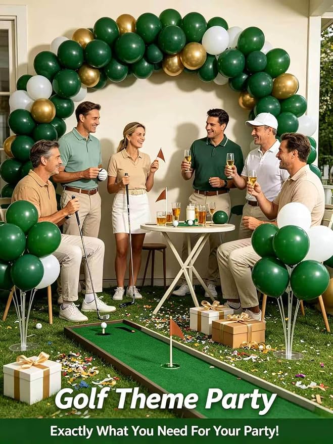 Green Balloons 12 Inch 60 Pcs Dark Green Latex Balloons - Image 9