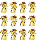 Metallic Plastic Wrapped Balloon Weights Party Decorations 12 Pcs by RoyalHouse