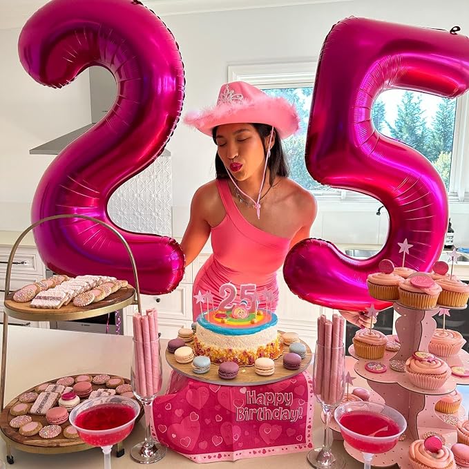 Hot Pink Number 2 Balloon 40 Inch - Image 8