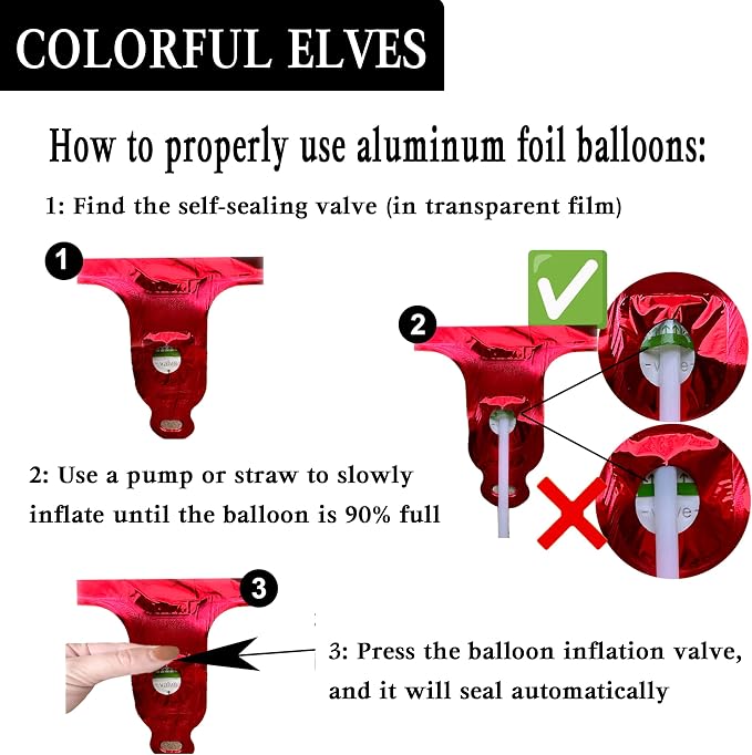 Red Number 25 Balloons 40 Inch Giant Number Red 25 Foil Mylar Balloons - Image 3
