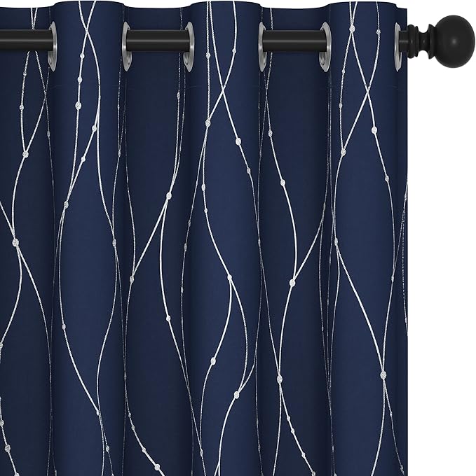 Deconovo Living Room Curtains 95 Inches Long, Thermal Insulated, Room Darkening by Unknown