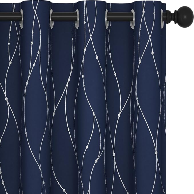 Deconovo Living Room Curtains 84 Inches Long, Thermal Insulated, Room Darkening by Unknown