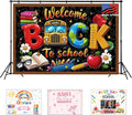 Custom Back to School Backdrop, Personalized First Day of School Photography by Acoweno