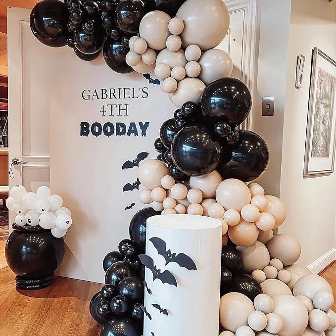 FOTIOMRG 120pcs 5 inch Black Balloons | Birthday, Graduation, Baby Shower - Image 6