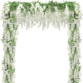 Findosom 5Pcs Total 36FT Wisteria Artificial Flowers Garland by Findosom