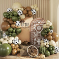 Cowboy Western Green Balloon Arch Kit, My First Rodeo Decoration | Cow Brown by JOYFLOAT