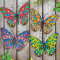 4 Pack Outdoor Butterfly Wall Decor by Daogtc