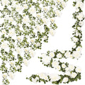 Findosom Total 12.4Ft Artificial Flowers Garlands by Findosom