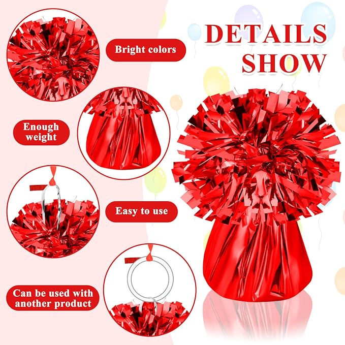 24 PCS Balloon Weights Metallic Anchor, Balloon Holder Heavy Weights | - Image 3
