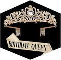 Fesciory Birthday Crown for Women, Adult Fit, Coming of Age Gifts & Halloween by Fesciory
