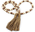 CVHOMEDECO. Wood Beads Garland by CVHOMEDECO