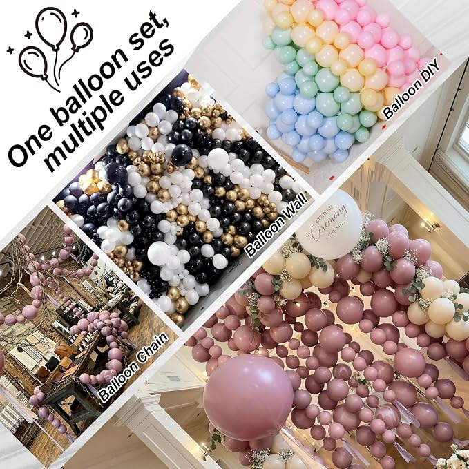 Dusty Pink Linking Balloons, Quick Linked Balloon - Image 3