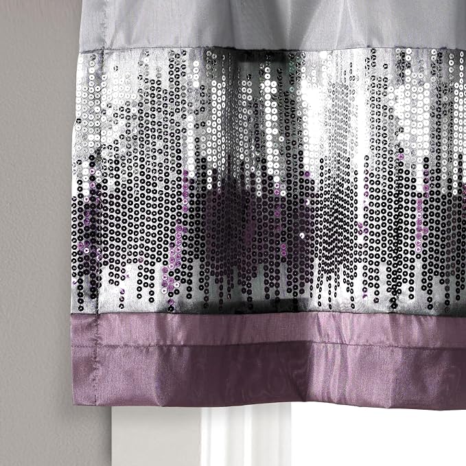 Lush Decor Night Sky Sequins Valance Curtain Single - Image 4
