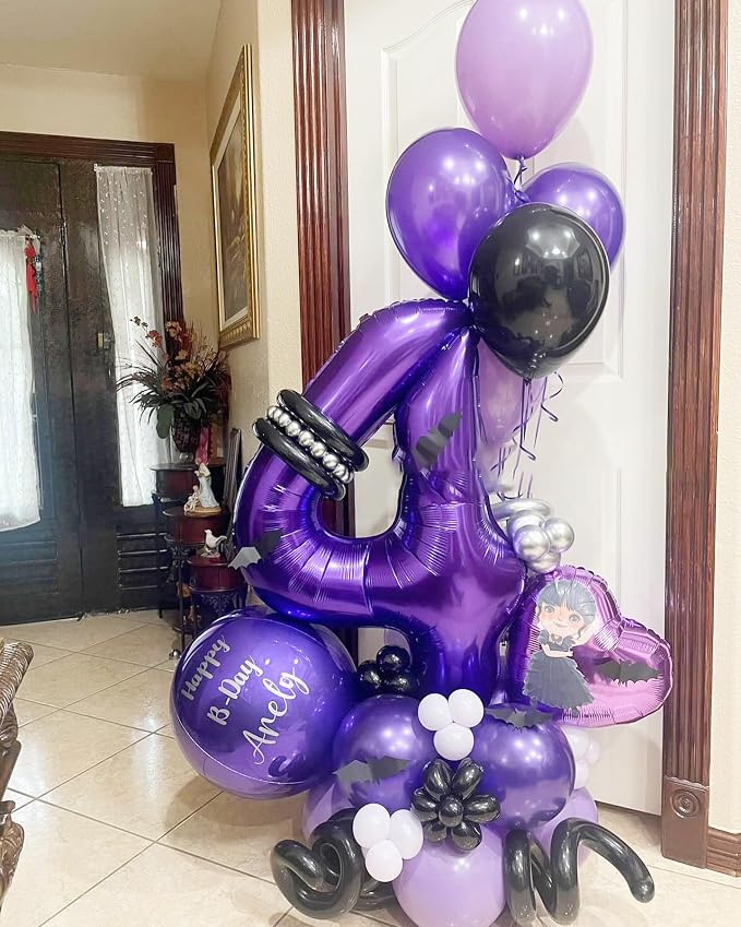 Purple 4 Balloon - Image 2