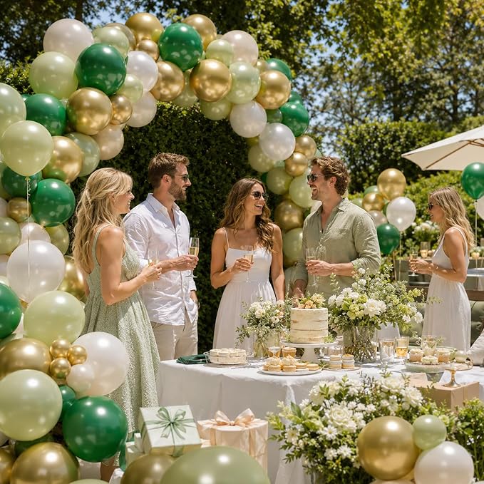 Green and Gold Balloons - Image 6