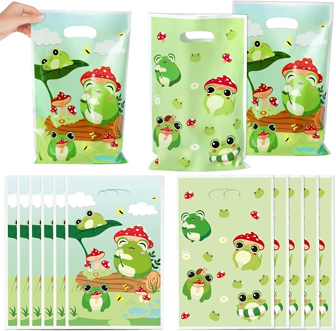 ANGOLIO Frog Party Favor Bags by ANGOLIO