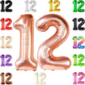 KatchOn, Rose Gold Number 12 Balloon by KatchOn