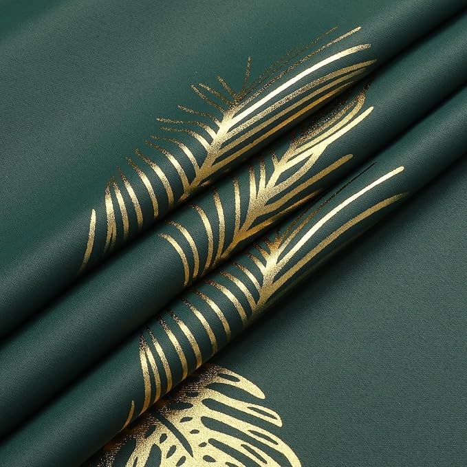Green Thermal Insulated Blackout Curtains 72 Inches Long - Image 8