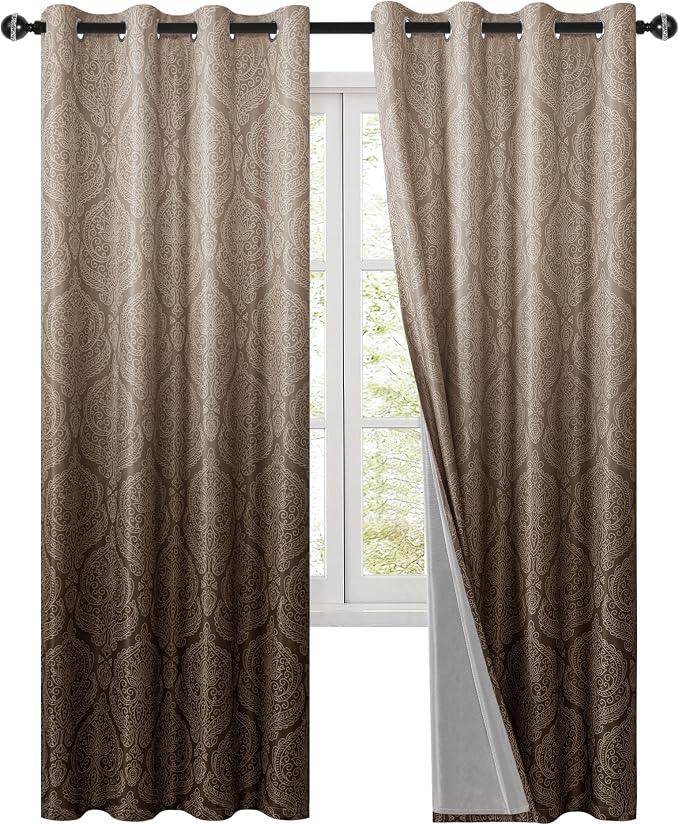 DWCN 100% Blackout Curtains for Bedroom 84 Inch Long - Image 9