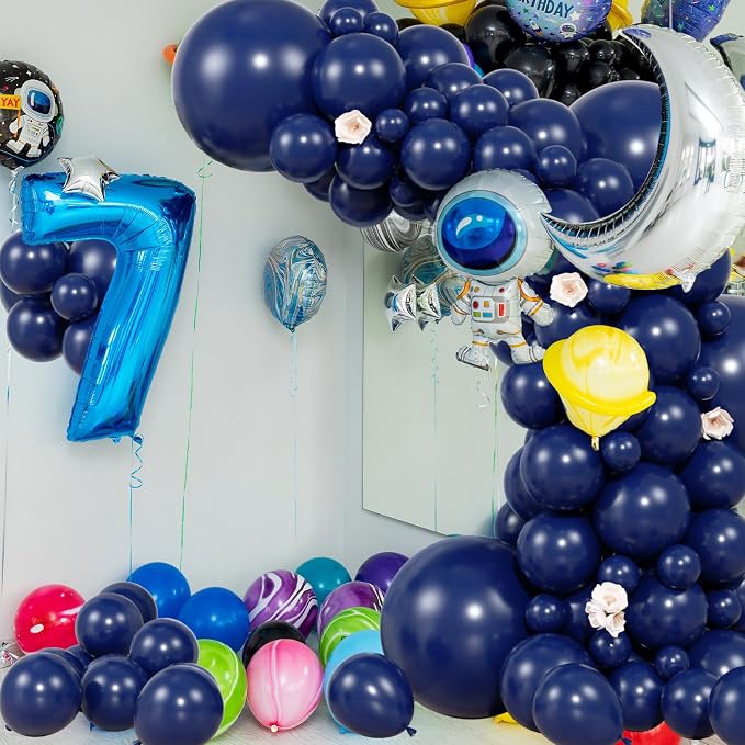 104pcs Navy Blue Balloon Garland Arch Kit Different Sizes 18/12/10/5 Inch | - Image 3