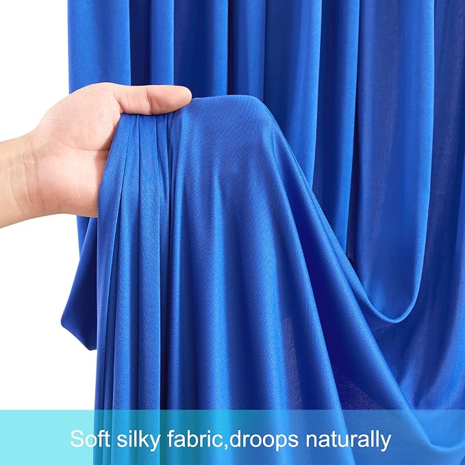 10x12 Royal Blue Backdrop Curtains - Image 5