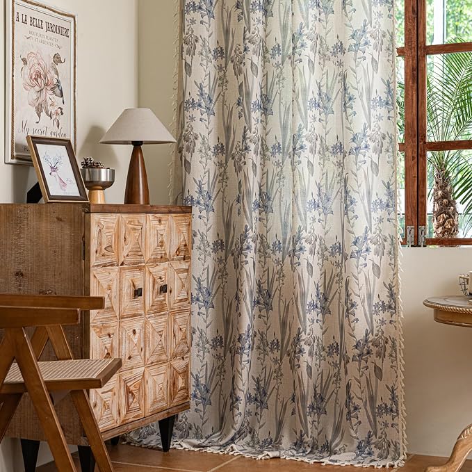 ENJOYBRIDAL Floral 84 Inch Curtains - Image 7