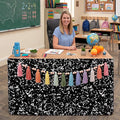 Irenare 2 Pcs 6Ft Composition Table Skirt and Tassels Garland by Irenare