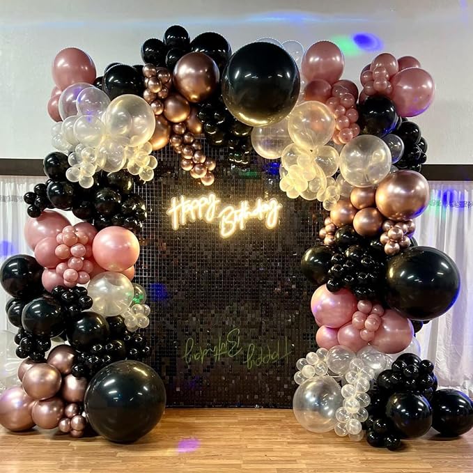 Rose Gold Balloons Set, Baby Shower, Wedding Party Decoration - Image 4