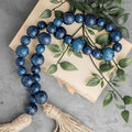 Handcrafted Farmhouse Wooden Decorative Beads Garland, Table Tray Boho Wood by FenisamDecorYourChoice