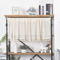 Sutuo Home Boho Sheer Curtain Valance Crochet Lace by SutuoHome