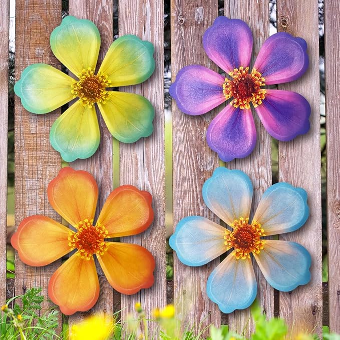 Giyyomtr Metal Flowers Wall Decor by Giyyomtr
