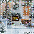 52 Ft Snowflake Garland Decorations Kit, Holographic Twinkle Little Garlands by KINYFY