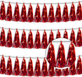 3P Red Tassel Banner Garland Metallic Foil Fringe Banner Tinsel Tassels by FENGNIAN