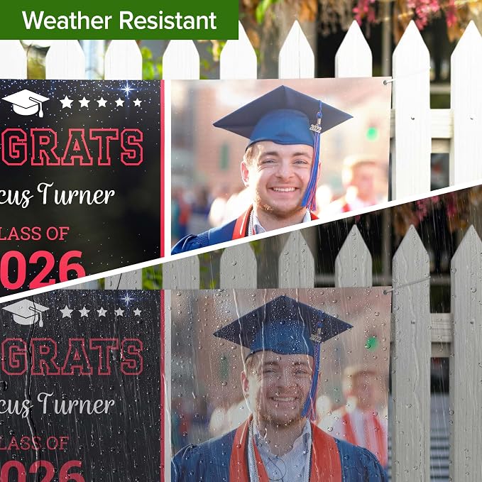 Graduation Banner Backdrop, Custom Class of 2026 - Image 5