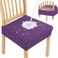 Smiry Waterproof Seat Covers for Dining Room Chairs, No Rear Covers | Stretch by Smiry