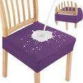 Smiry Waterproof Seat Covers for Dining Room Chairs, No Rear Covers | Stretch by Smiry