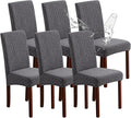 Waterproof Dining Room Chair Covers Set of 6 Slipcovers by Genina