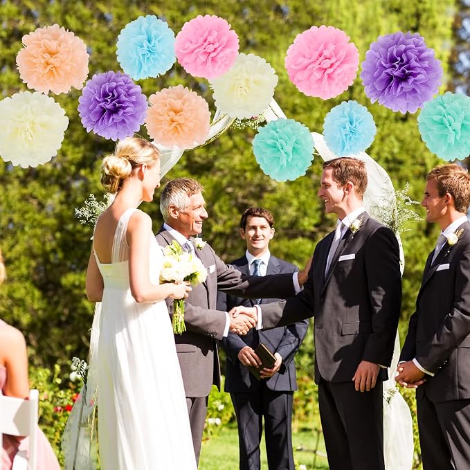 BestoFun 16Pcs Pastel Party Decorations - Image 4