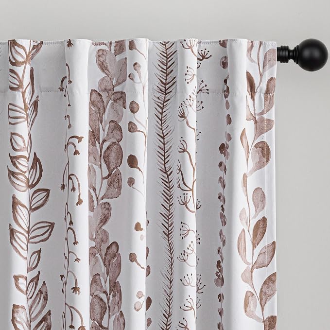 95% Blackout Curtains for Bedroom, Thermal Insulated Privacy Protection Back by MEETSKY